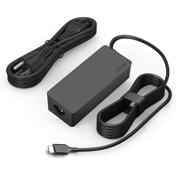 65W USB Type C Laptop Charger Replacement for Leovo Thinkpad/Yoga/Chromebook Laptop Computer, Thinkpad T14 T15 T16 E14 E15 Type C