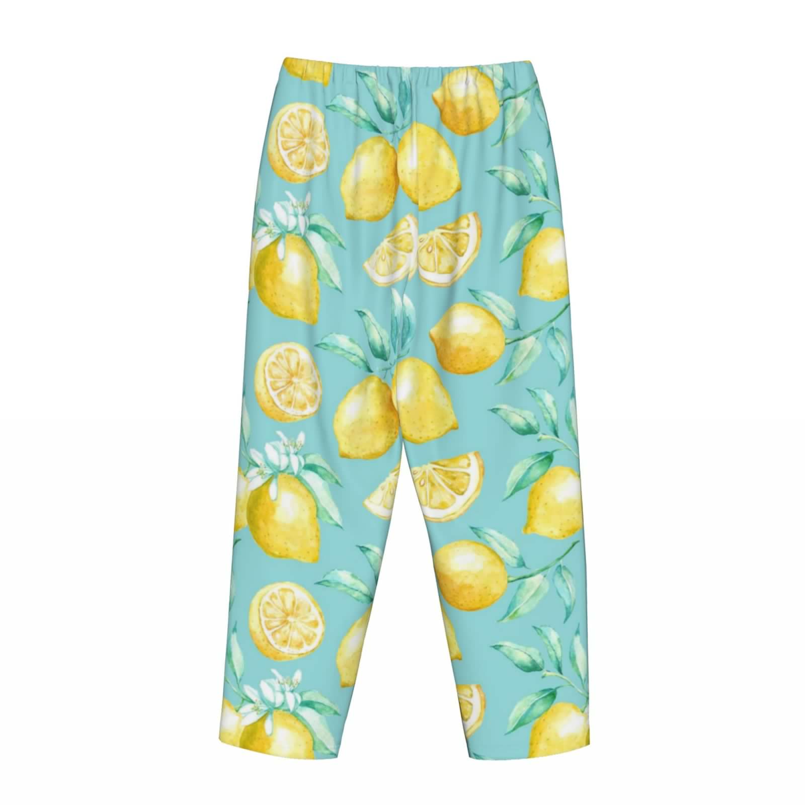 thumbnail image 5 of Bingfone Pajamas For Women,Yellow Lemon Pajama Pants With Pockets-X-Large, 5 of 9