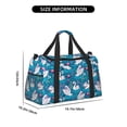 thumbnail image 3 of Honeii Swan On The Pond Print Gym Bag,Carry on Weekender Overnight Bag, Travel Duffel Bags, Personal Item Travel Bag,Tote Bag,Workout Dance Bag, 3 of 7
