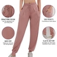 thumbnail image 3 of Mujer Pantalones deportivos de secado rápido con bolsillos Cordón Cintura elástica Pantalón Joggers Abanopi Pantalones deportivos de mujer, 3 of 7