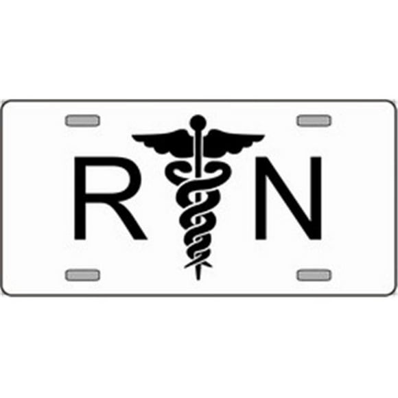 Plaques d'Immatriculation du Logo de l'Infirmière Autorisée