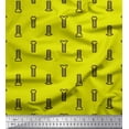 thumbnail image 1 of Soimoi Rayon Fabric Screw & Nuts Tools Decor Fabric Printed Yard 42 Inch Wide, 1 of 3