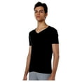 thumbnail image 4 of Hanes Men's Ultimate ComfortSoft V-Neck Undershirt, 3-Pack, 4 of 9