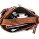 thumbnail image 4 of Bolsos para mujer, carteras, bolsos clásicos con asa, bolsos de hombro de piel sintética impermeables. C Marrón, 4 of 8