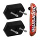 thumbnail image 1 of Skateboard Wall Mount 2-Pack - Floating Effect Display, Durable Hanger Storage for Home & Garage Organization, 1 of 5