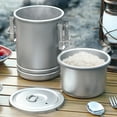 thumbnail image 3 of Casserole de Camping Portable en Acier Inoxydable 304 Grande Capacité Multifonctionnelle, 3 of 8