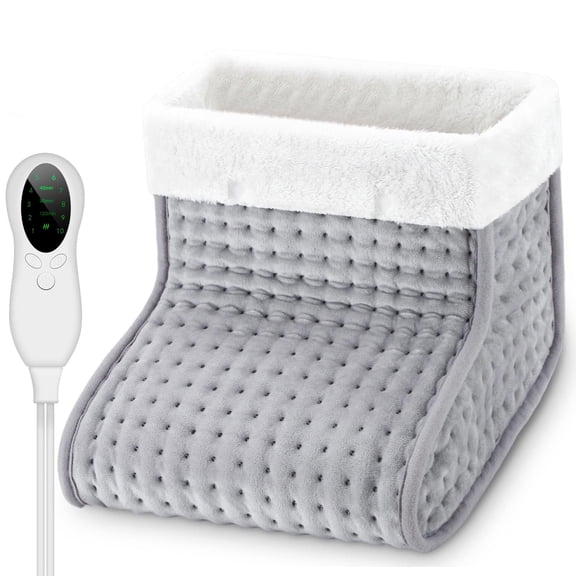 CYFIE Foot Warmer Under Desk Electric Heating Pad for Women Men,10 Heat & 3 Timer Settings, Auto Shut-Off
