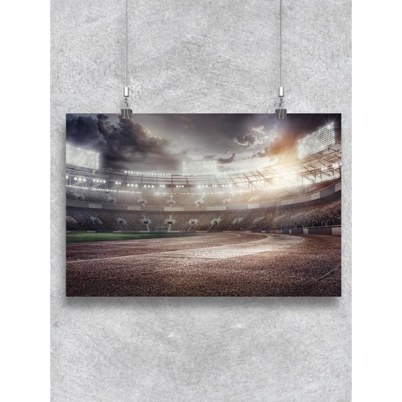 Stadium Running Track Poster -Image by Shutterstock