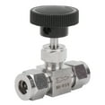 thumbnail image 2 of High Pressure Needle Valve, Stable 2-Way 304 Stainless Steel Needle Valve, Tightness For Strong Connection Water Gas Liquid Ф3/8, 2 of 8