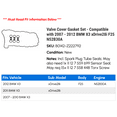 thumbnail image 2 of Valve Cover Gasket Set - Compatible with 2007 - 2012 BMW X3 xDrive28i F25 N52B30A 2008 2009 2010 2011, 2 of 2
