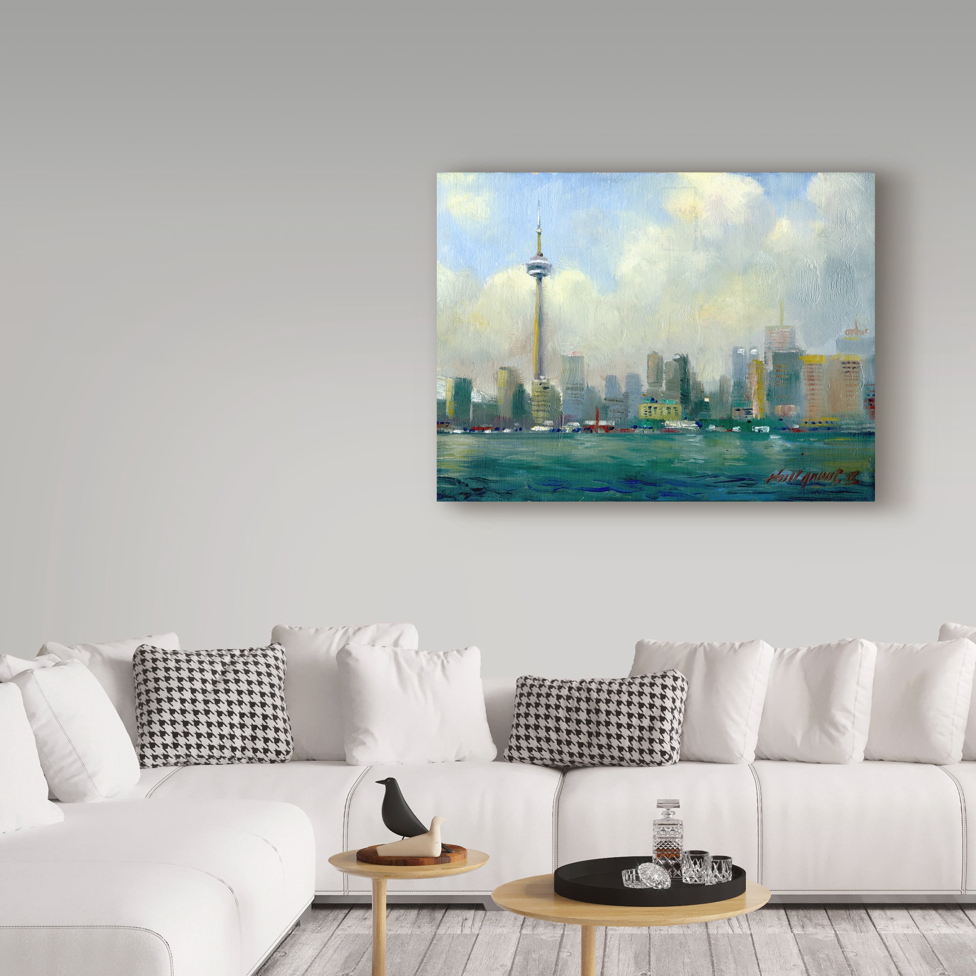Trademark Fine Art 'Cn Tower, Toronto' Canvas Art by Hall Groat Ii