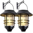 thumbnail image 1 of Farol solar Derynome impermeable para colgar o montar en pared, 2 unidades, 1 of 7