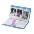 thumbnail image 1 of Álbum de fotos multicolor para mini instantáneas, diseño moderno con funda de cuero PU, capacidad para 96 fotos tamaño 86x54 mm, ideal para Fujifilm, tarjetas y más. Medidas: 19x12x2 cm., 1 of 6