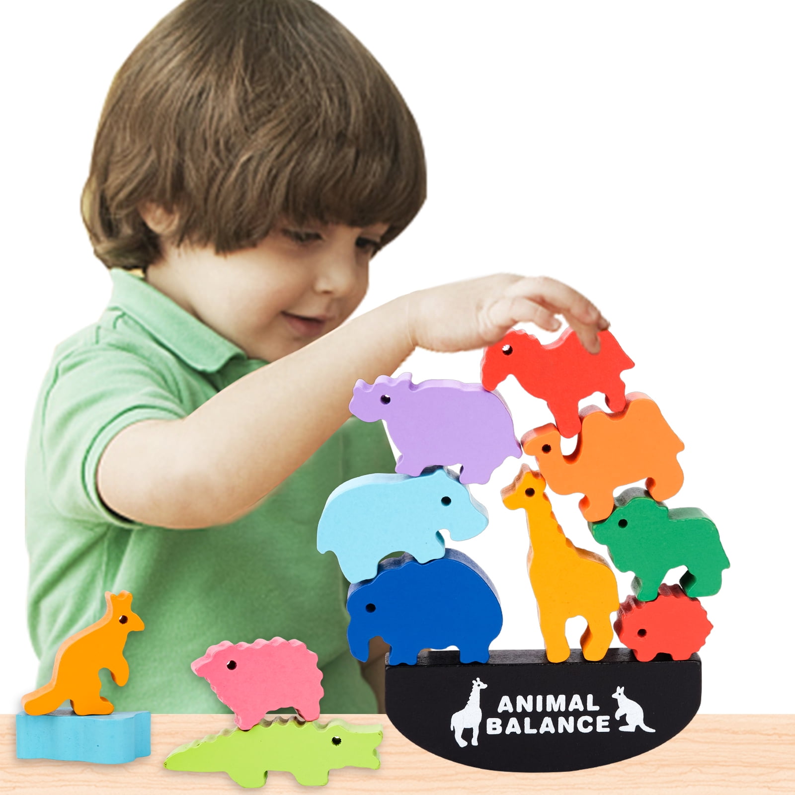 Details about   2pk Multicolored Stack Blocks Toys Set Kids Baby Present Motor Skill Game 