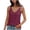 Red, variant on Womens Clothes Tops Kelon Womens Tank Tops V Neck Fashion Clothes Vacation Outfits Summer Going Out Basic Tee, XL