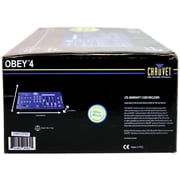 CHAUVET DJ OBEY4 LED DMX Controller Lighting System with 4 Channel Modes, Black