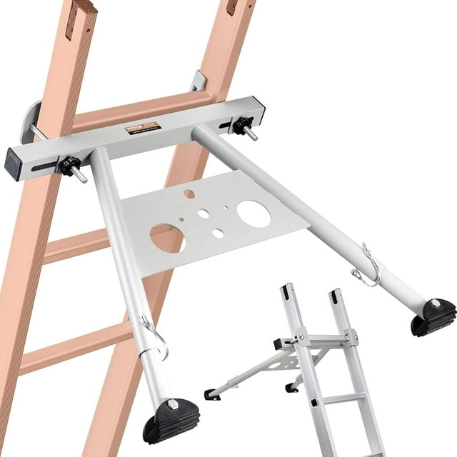 Stabilisateur d'Échelle, Extension de Jambe Réglable, Accessoires d'Échelle Murale Robustes pour Gouttière de Toit, Facile à Utiliser, 330 lbs