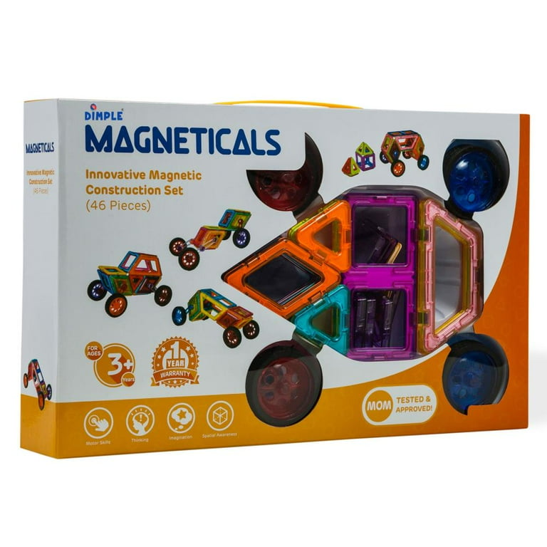 Magneticals Magnet Toys Tile Set Pack of Two 46 Piece Set Total