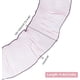 thumbnail image 2 of Tela de tul de organza de 7 yardas con volantes, pliegues, ribete de gasa, apliques y encaje., 2 of 9