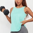 thumbnail image 2 of yillto Workout Tank for Womens Sleeveless Crew Neck Causal Athletic Running Yoga Cute Tee Shirts, 2 of 4