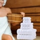 thumbnail image 5 of Juego de 6 toallas de baño de algodón | Toallas de felpa suave y muy absorbentes | Incluye toallas de baño, de manos y de cara | Colores gris, blanco y café | Ideales para baño, gimnasio, spa,, 5 of 9