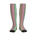 thumbnail image 3 of Compression Socks for Women & Men, Pastel Wood Planks 15-20mmHg Support Socks -Athletic Running Travel, 3 of 8