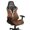 Zipper Wolf, variant on Pzuqiu Cat Gaming Chair Cover Easy to Install Backrest and Armrest Protector Slipcovers Leopard-Print Cat Scratch Proof Office Chairs Protector 4 Piece