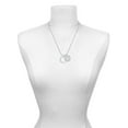 thumbnail image 2 of Delight Jewelry Acrylic 7/8" Ring Imitation Pearl She is Clothed in Stength and Dignity Charm Necklace, 20"+3", 2 of 4