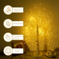 thumbnail image 3 of Adifare 2Ft LED Birch Tree Light 144 LED Artificial Tree Lamp with Timer 24in USB/Battery Operated Tabletop Birch Tree Light Decorative for Table Home Bedroom Wedding Party, 3 of 8