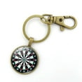 thumbnail image 6 of Naierhg Vintage Dart Board Pendant Keychain Key Ring Holder Hanging Bag Ornament, 6 of 8