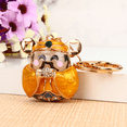 thumbnail image 2 of Sparkling Rhinestone Keychain Perfect Metal Key Ring Accessory For Women'S Bags And Keys (God Of Wealth Gold), 2 of 3