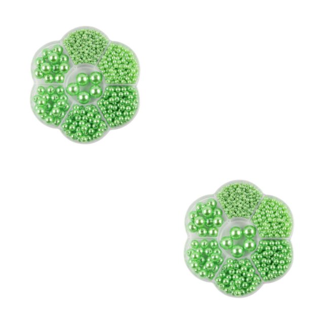 Baohd 1/2/3/5 1150pack/lot Accessoires de Perles Facile à Fileter Application Large Pas Facile à Estomper le Vert 2PCS