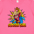 thumbnail image 4 of Inktastic Soccer Girl Superhero Girls Baby T-Shirt, 4 of 5