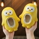 thumbnail image 1 of Kids Warm Waterproof Non-slip Cute Penguin Slippers Home Shoes Autumn Winter, 1 of 5