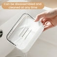 thumbnail image 5 of Elegant White Soap Container With Lid Practical Storage For Any Space, 5 of 8