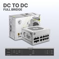 thumbnail image 3 of Fuente de Poder PC 850W Gamer MSI MAG A850GL PCIE5 WHITE 80 Plus Gold Modular, 3 of 7