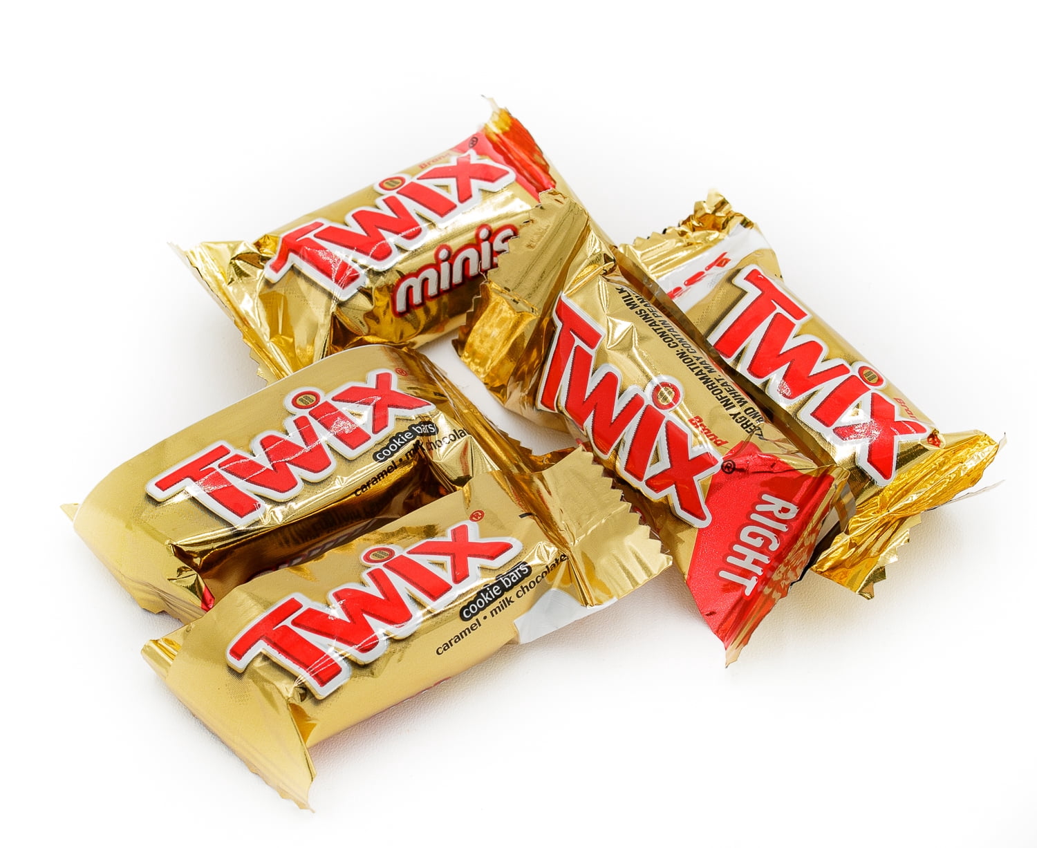 TWIX Caramel Minis Candy Bars 2 lb – Bulk Bag, Sweet Snacks, Crunchy Cookie & Delicious Caramel & Creamy Chocolate Flavors, Individually Wrapped (82 Pieces)