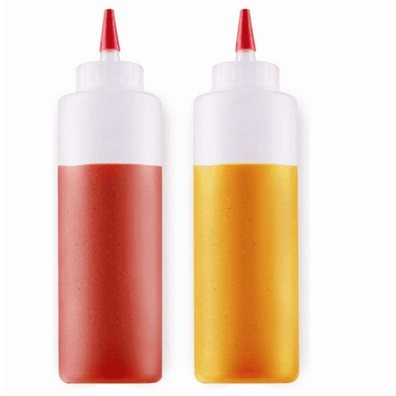 Microwavable Squeeze Bottles, Durable Design For Kitchen And Craft Room Essentials