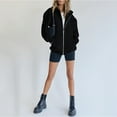 thumbnail image 4 of Chaqueta de mujer, chaqueta con capucha, sudadera larga otoño invierno, 4 of 6
