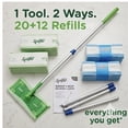 thumbnail image 2 of Swiffer Pro Sweep+Mop Mops (1 Sweeper +  20 Dry Cloths + 12 Wet Cloths, 2 of 4