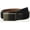 Black/Brown Reversible-32, variant on Men's Portfolio Patterned Plaque Leather Reversible Belt (sizes 30-44 Inches)