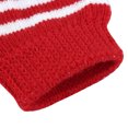 thumbnail image 2 of Tree Pattern Knitted Walking Bootie Non-slip Warm Socks Red 4pcs for Pet Dog, 2 of 2