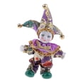 thumbnail image 1 of de Retro Coleccionables, 16 Cm Muñeca de Arlequín de Cerámica Y Ropa Hermosa, Decoración de Exhibición de Halloween Hugo Payaso de muñecas de porcelana, 1 of 7