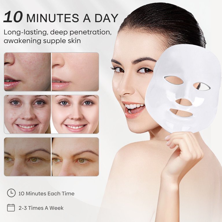 Photorejuvenation Mask LED Facial Skin Care Mask 7 Colors