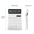 thumbnail image 2 of Sidaley Calculadora ligera, duradera, portátil, tamaño pequeño, calculadoras de escritorio, pantalla de dígitos de doble potencia, herramientas de Electrónica, 2 of 6