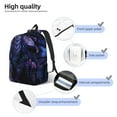 thumbnail image 3 of Lukts Fantasy Dragon In Cathedral for Sustainable Casual Backpack, Water-Resistant Polyester Canvas Daypack with Laptop Sleeve, Smooth Zipper, Lightweight & Durable Travel Bag-Medium, 3 of 5