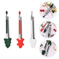thumbnail image 3 of 3pcs Kitchen Tongs Stainless Steel Tongs with Silicone Tips Cooking Tongs, 3 of 9