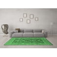 thumbnail image 3 of Ahgly Company Indoor Round Oriental Emerald Green Industrial Area Rugs, 5' Round, 3 of 4