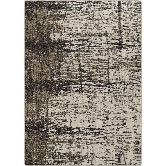 Joy Carpets Kid Essentials Canvas 5'4" x 7'8" Indoor Area Rug in Color Sand Dune