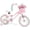 Pink, variant on OLAKIDS Kids Bike, 12 14 16 18 20 Inch Mermaid Theme Toddler Children Bicycle for Girls with Training Wheels Basket Streamers Adjustable Handlebar Seat Coaster Brake